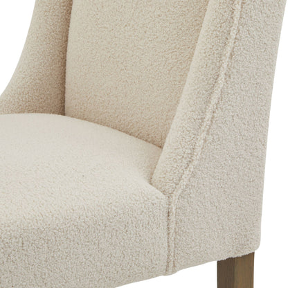 Olargues Soft Grey Upholstered Dining Chair Pared Back