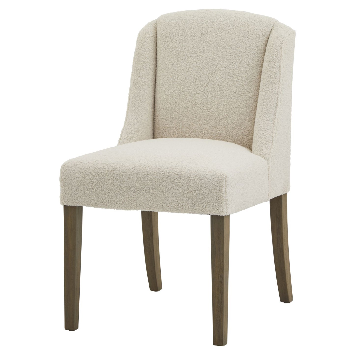 Olargues Soft Grey Upholstered Dining Chair Pared Back