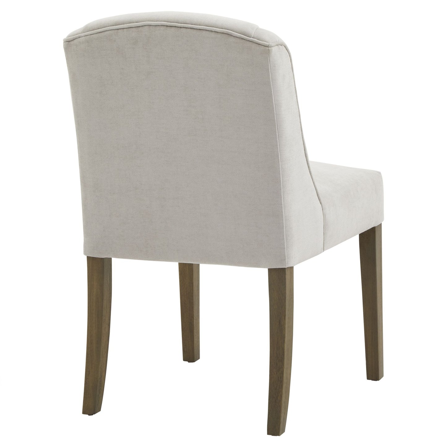 Olargues Soft Grey Upholstered Dining Chair Pared Back
