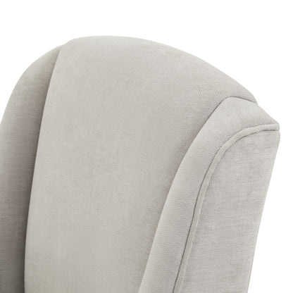 Olargues Soft Grey Upholstered Dining Chair Pared Back
