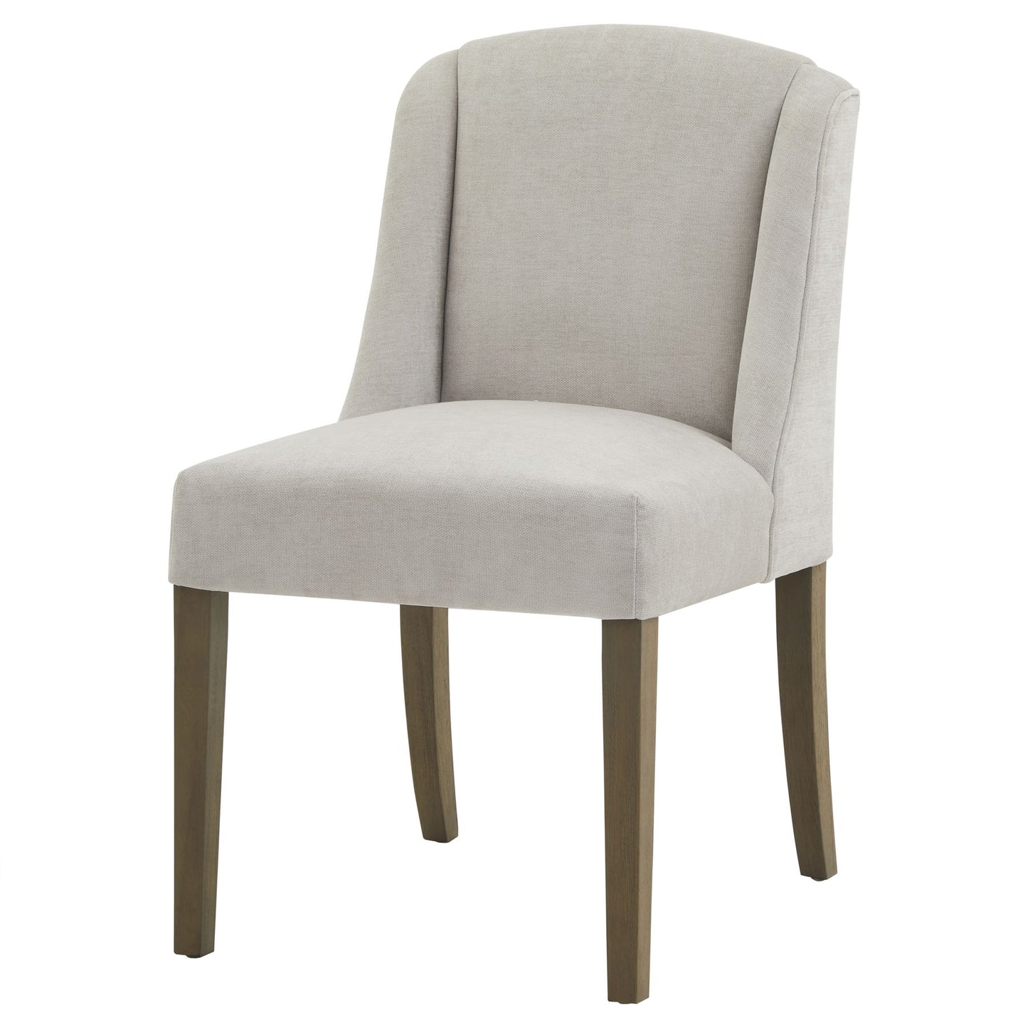 Olargues Soft Grey Upholstered Dining Chair Pared Back