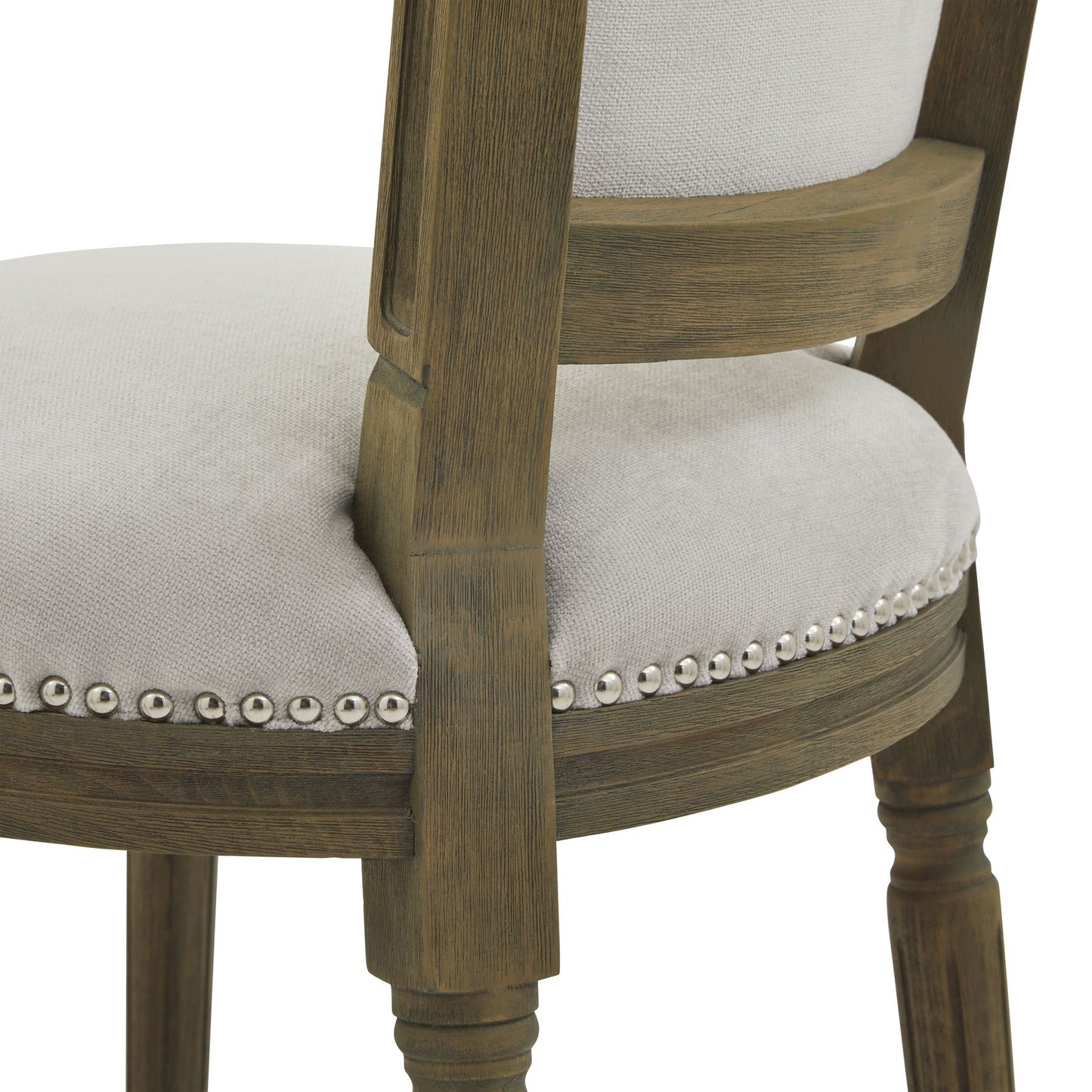 Vernet Mid Century Upholstered Grey Dining Chair
