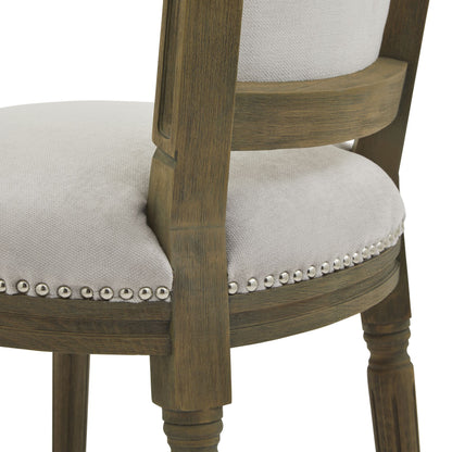 Vernet Mid Century Upholstered Grey Dining Chair