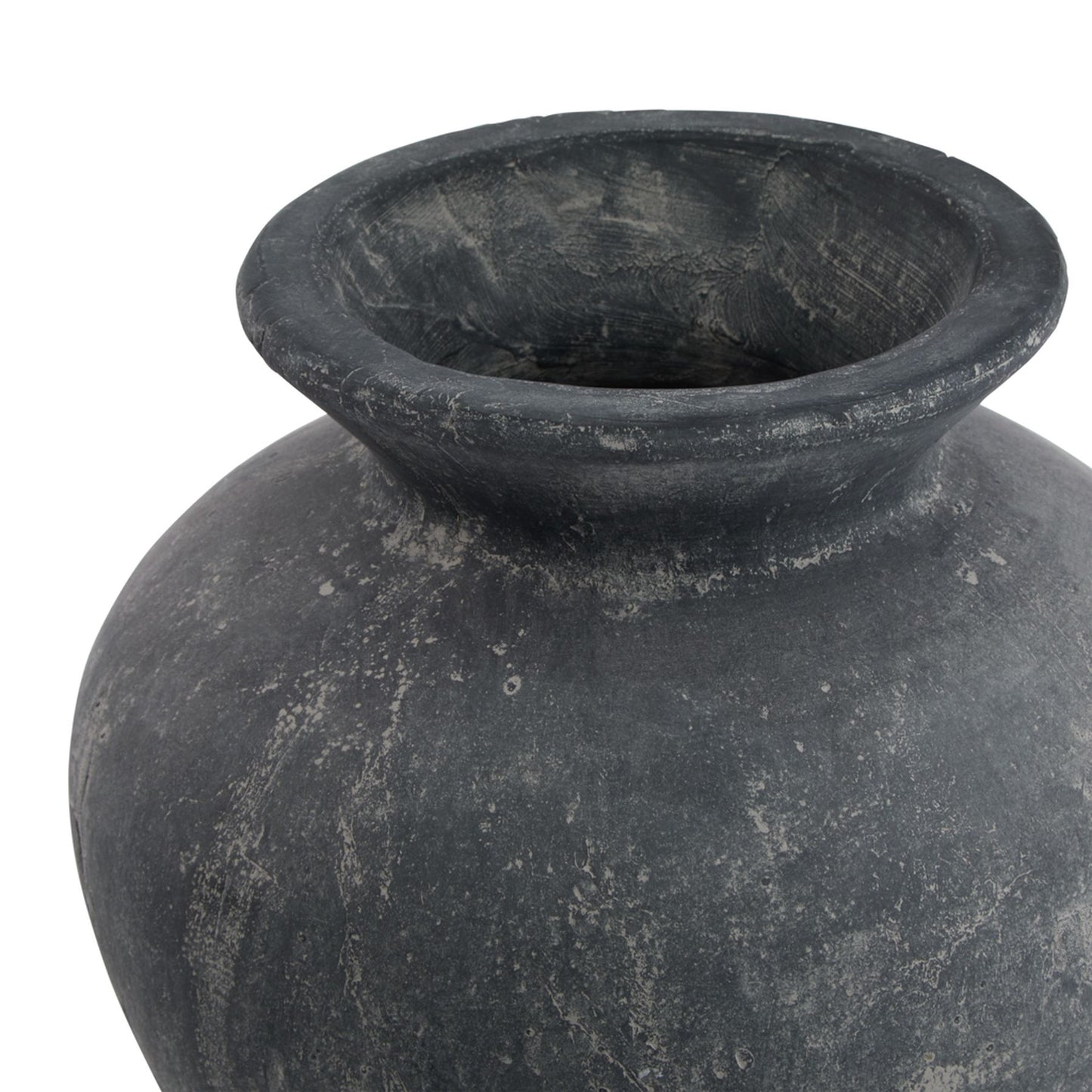 Stonefern Black Aged Stoneware Vase