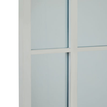 Large Tall Arch White Window Mirror