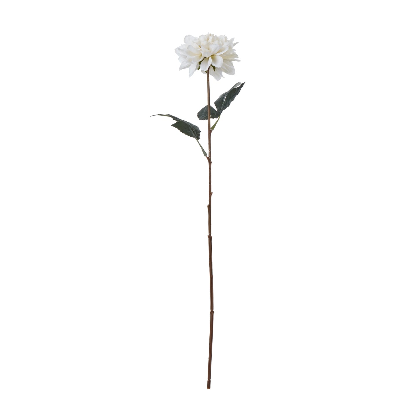 Set of 3 Artificial Flowers Tall White Dahlia Stems