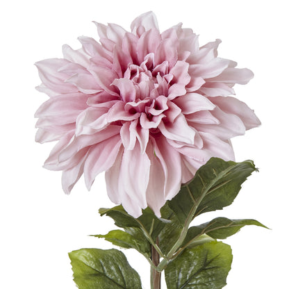 Set of 3 Artificial Flowers Pink Dahlia Stems