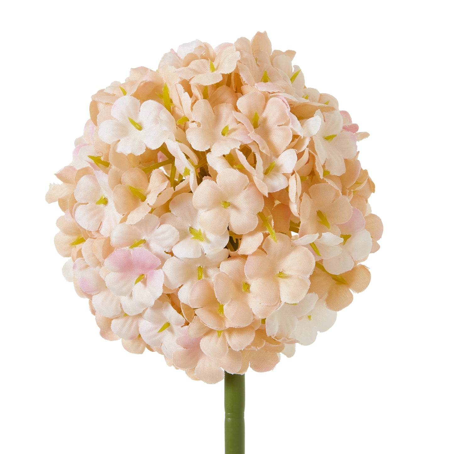 Set of 3 Artificial Flowers White and Apricot Allium Stem