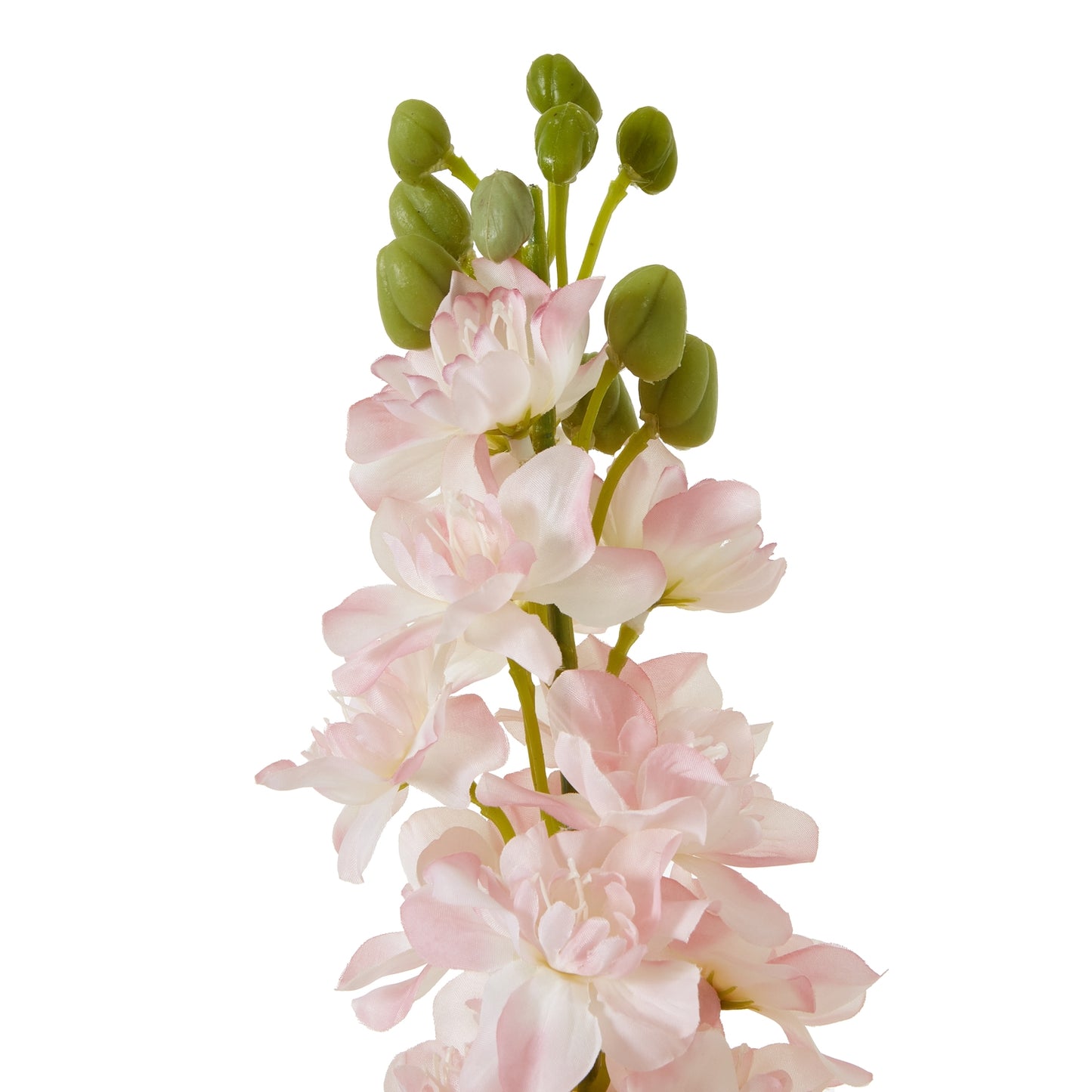 Set of 3 Artificial Flowers Pink Elatum Delphinium Stem