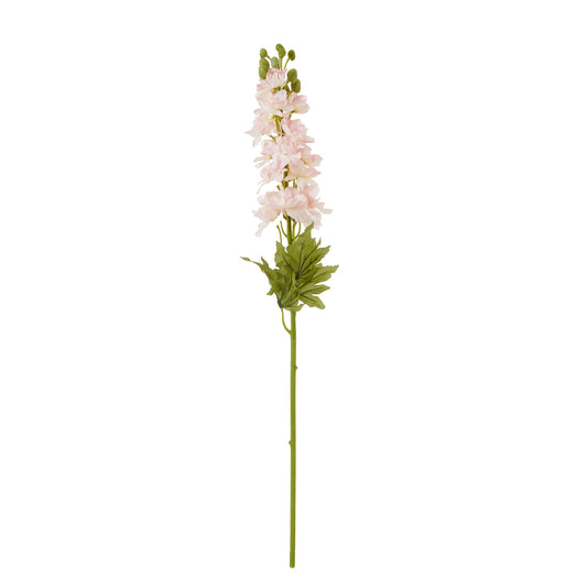 Set of 3 Artificial Flowers Pink Elatum Delphinium Stem