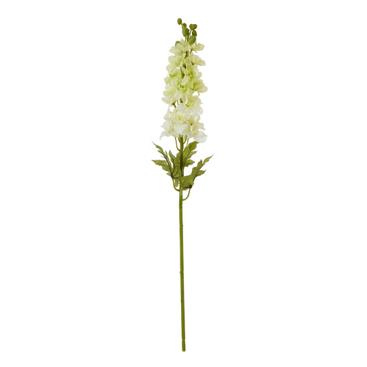Set of 3 Artificial Flowers White Elatum Delphinium Stems