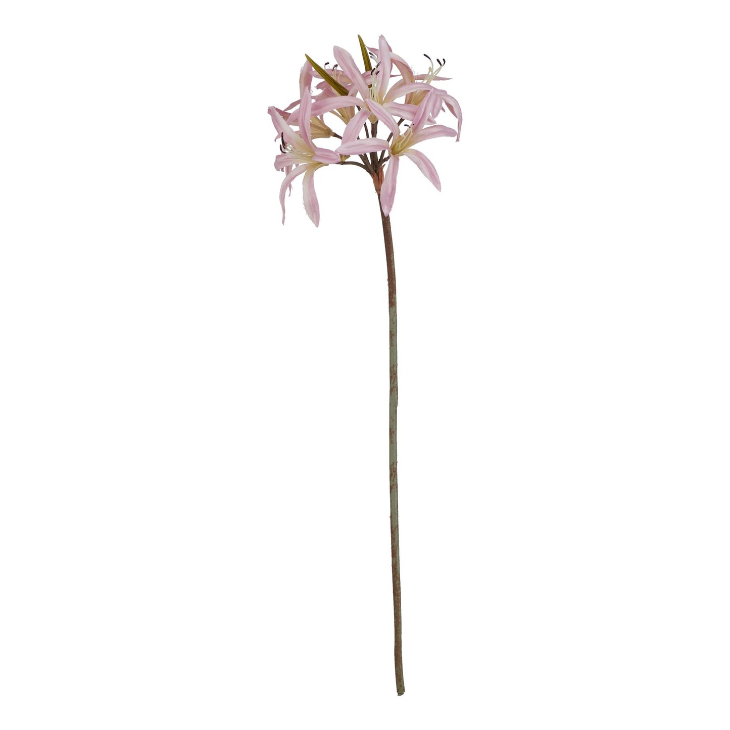 Set of 3 Artificial Flowers Pink Lily Stems
