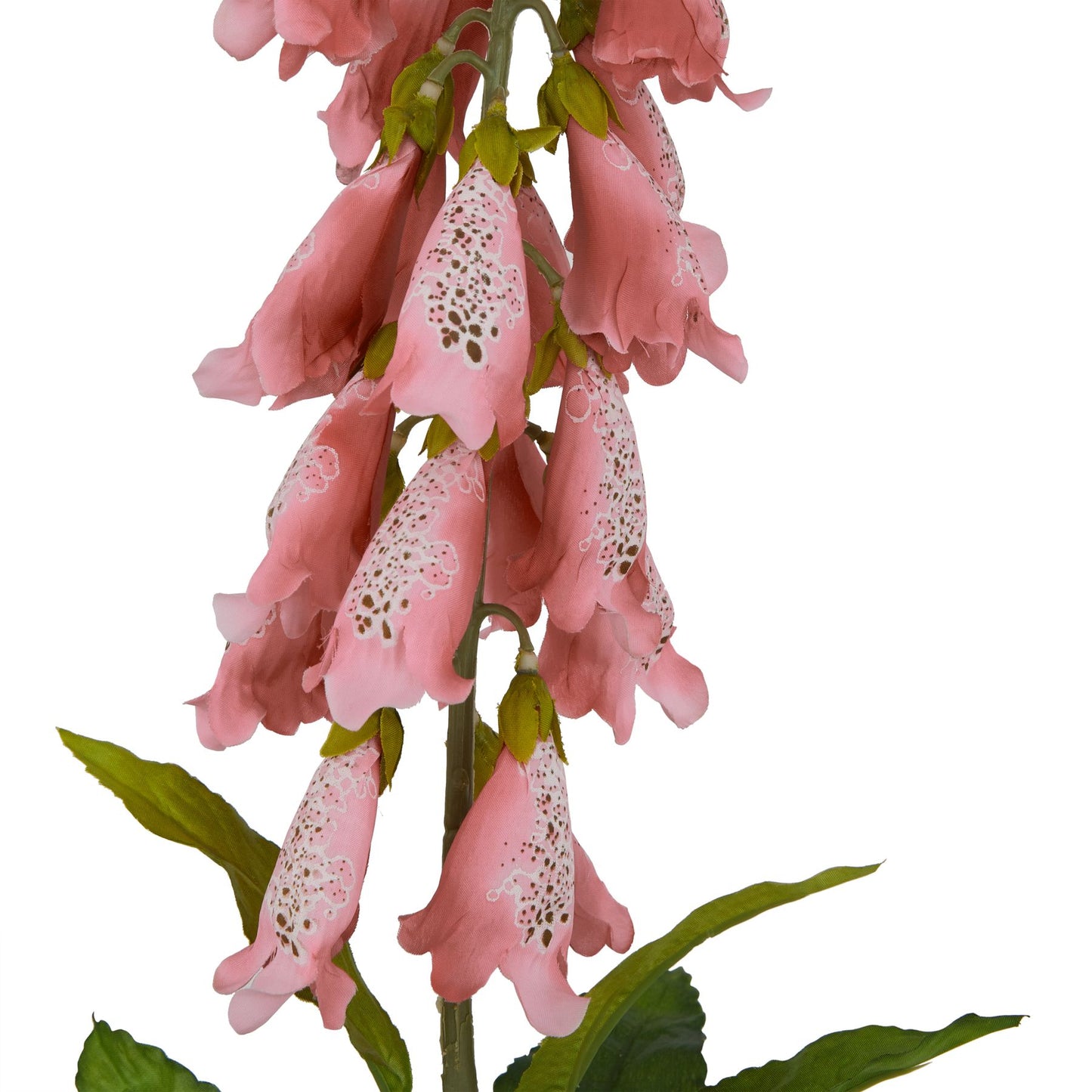Set of 3 Artificial Flowers Pale Pink Foxglove Stems
