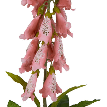 Set of 3 Artificial Flowers Pale Pink Foxglove Stems