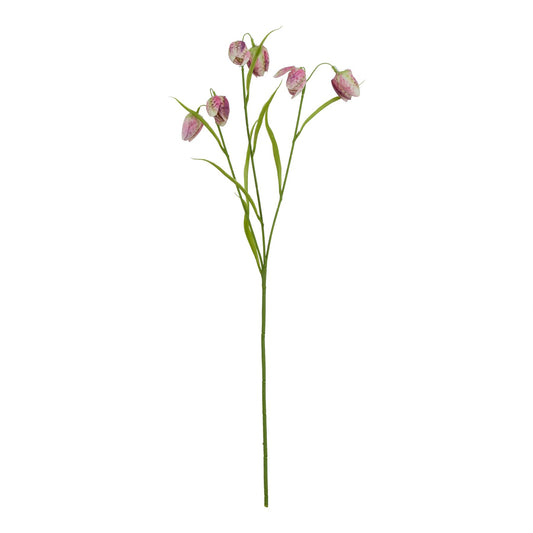 Set of 3 Artificial Flowers Purple Fritillaria Stem