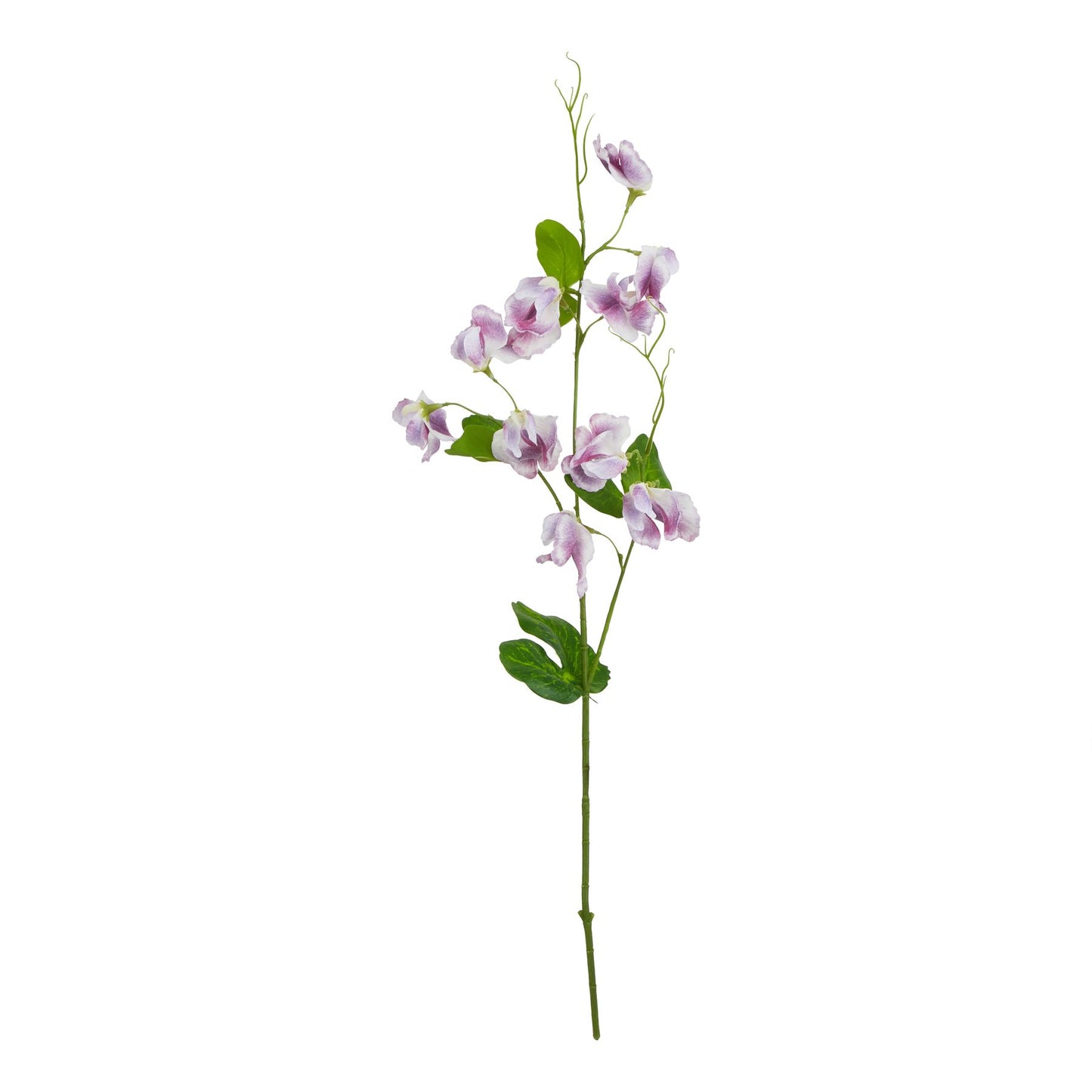 Set of 3 Artificial Flowers Purple Sweet Pea Stems