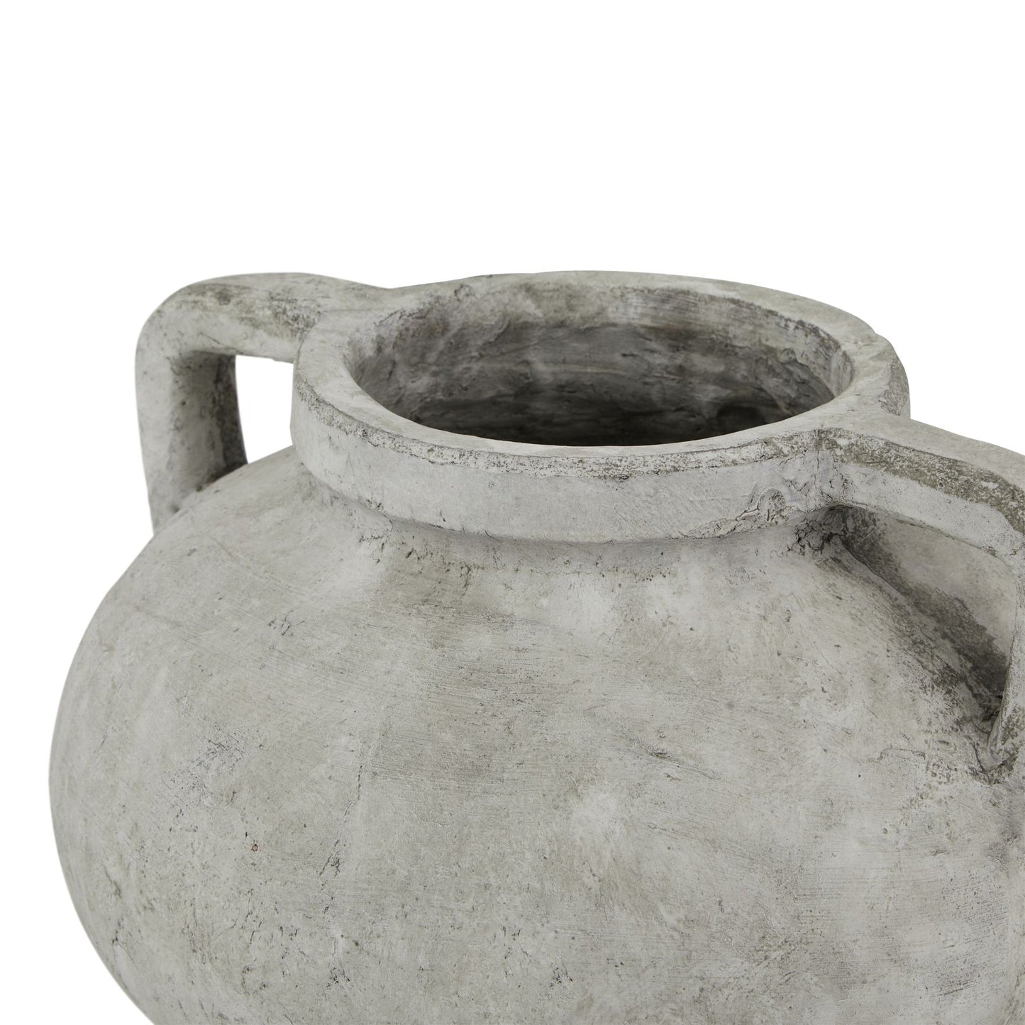 Meadowhaze Stone Pelike Soft Grey Ceramic Pot
