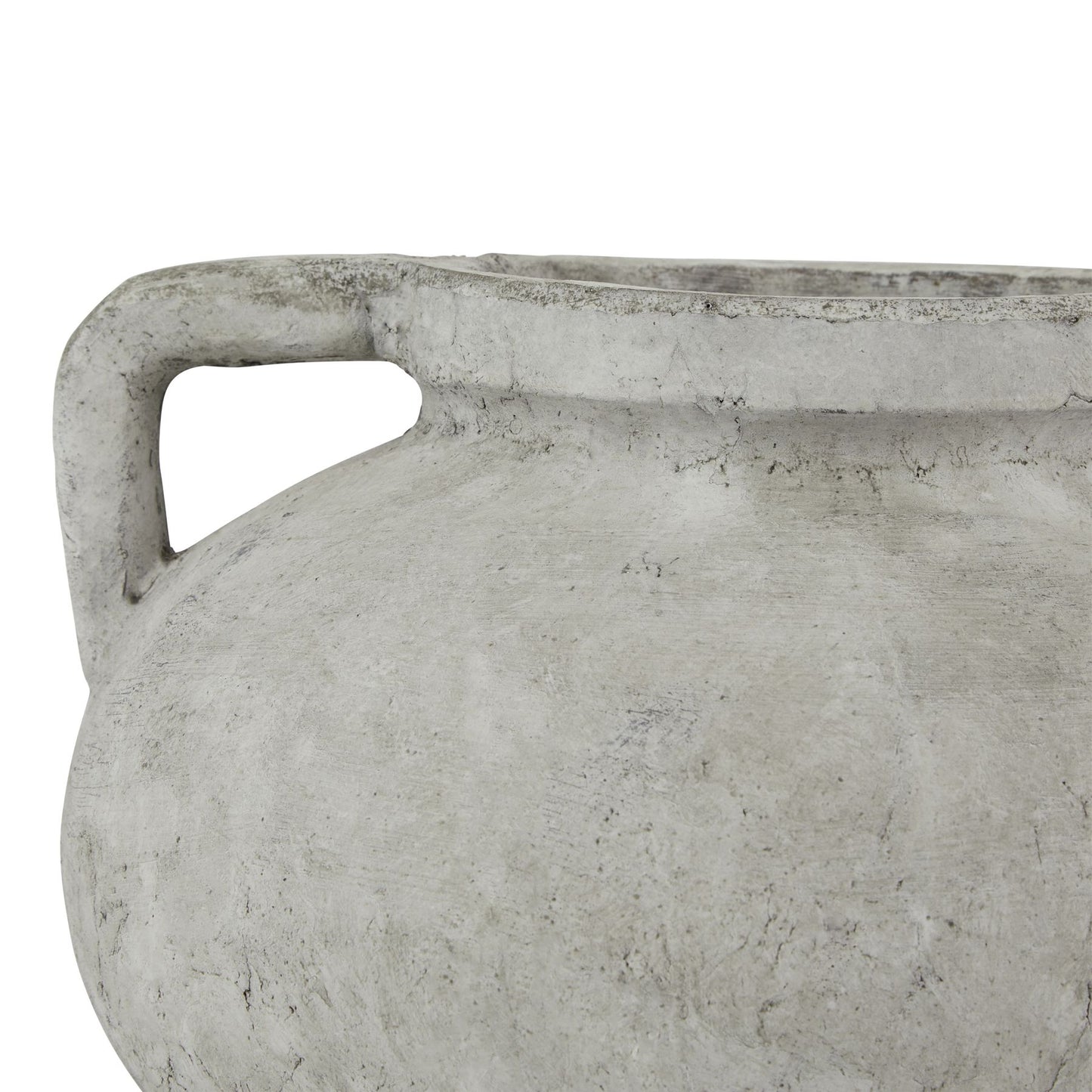 Meadowhaze Stone Pelike Soft Grey Ceramic Pot