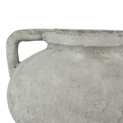 Meadowhaze Stone Pelike Soft Grey Ceramic Pot