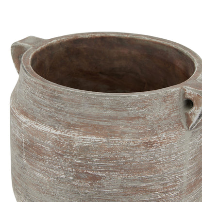 Sundrift Aged Brown Hydria Stoneware Pot