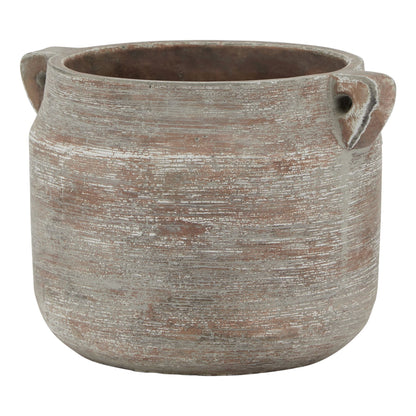 Sundrift Aged Brown Hydria Stoneware Pot