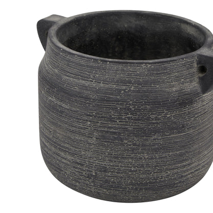 Sundrift Dark Grey Hydria Stoneware Pot