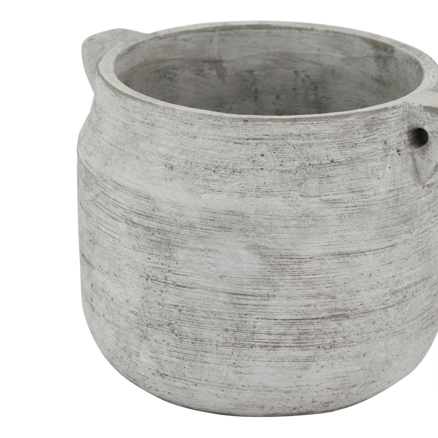 Sundrift Soft Grey Stone Hydria Stoneware Plant Pot