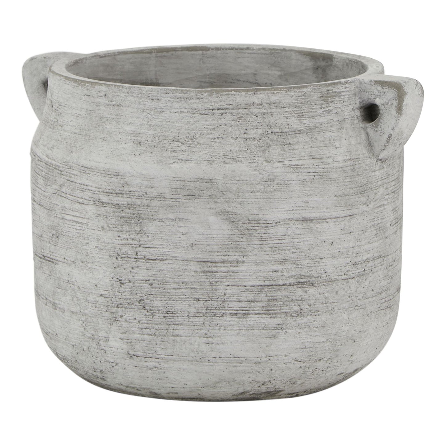 Sundrift Soft Grey Stone Hydria Stoneware Plant Pot