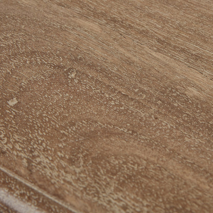 Montagnac Mid Century Natural 1 Drawer Wooden Console Table