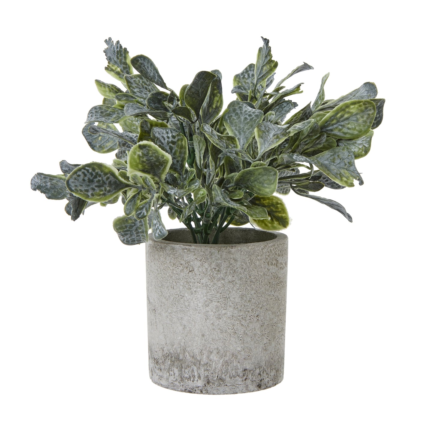Small Artificial Giana Eucalyptus Plant In Grey Ceramic Pot