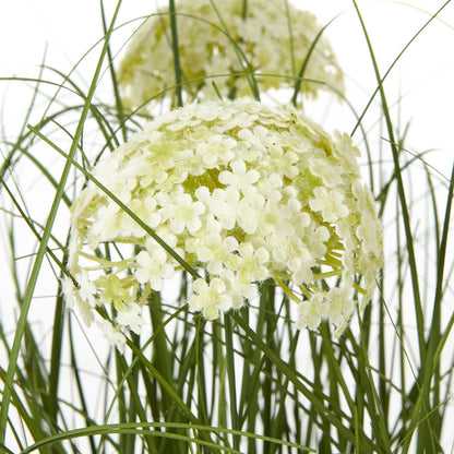 Artificial Flower Large 120cm White Allium Plant (no pot included)