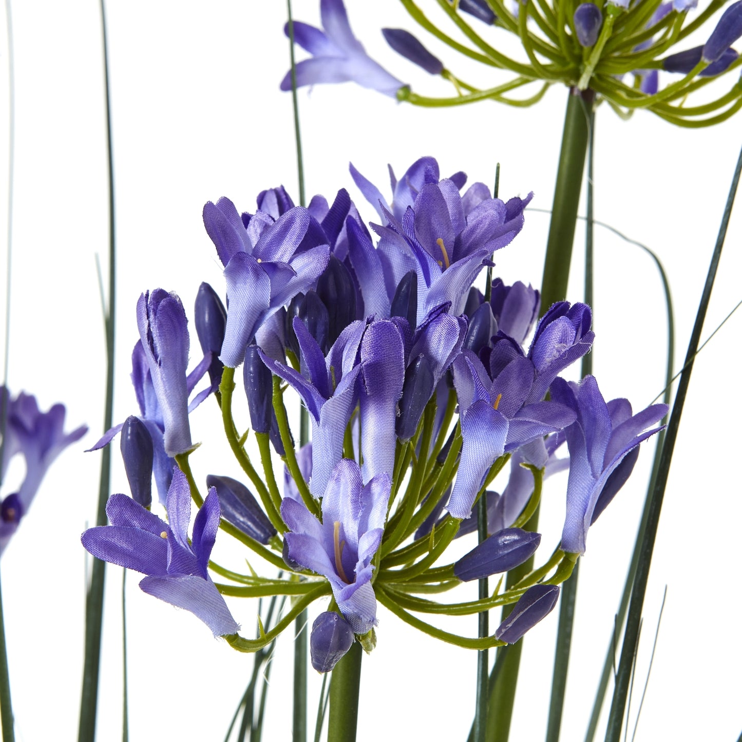 Artificial Flowers Large 120cm Blue Agapanthus Plant (pot not included)