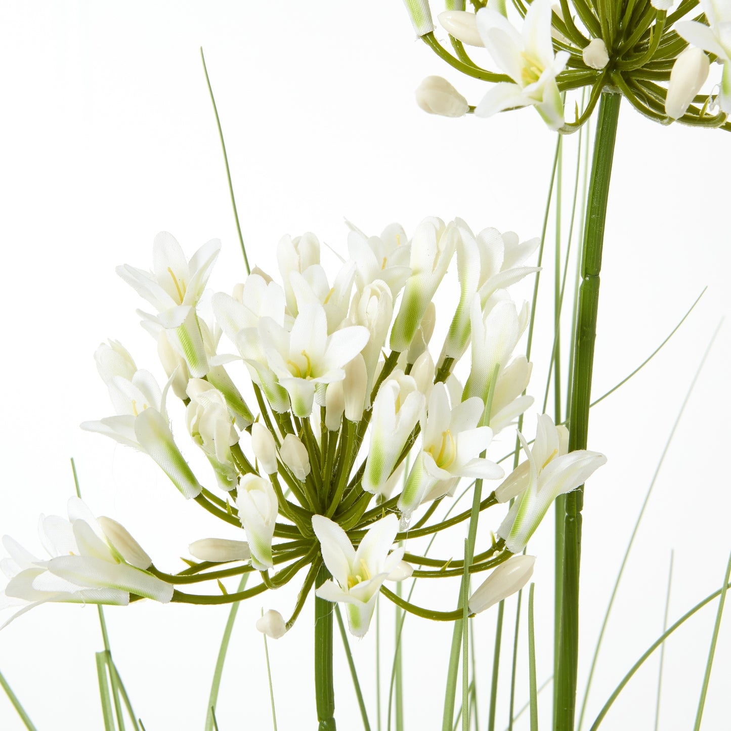 Artificial Flowers 90cm White Agapanthus Plant (pot not included)