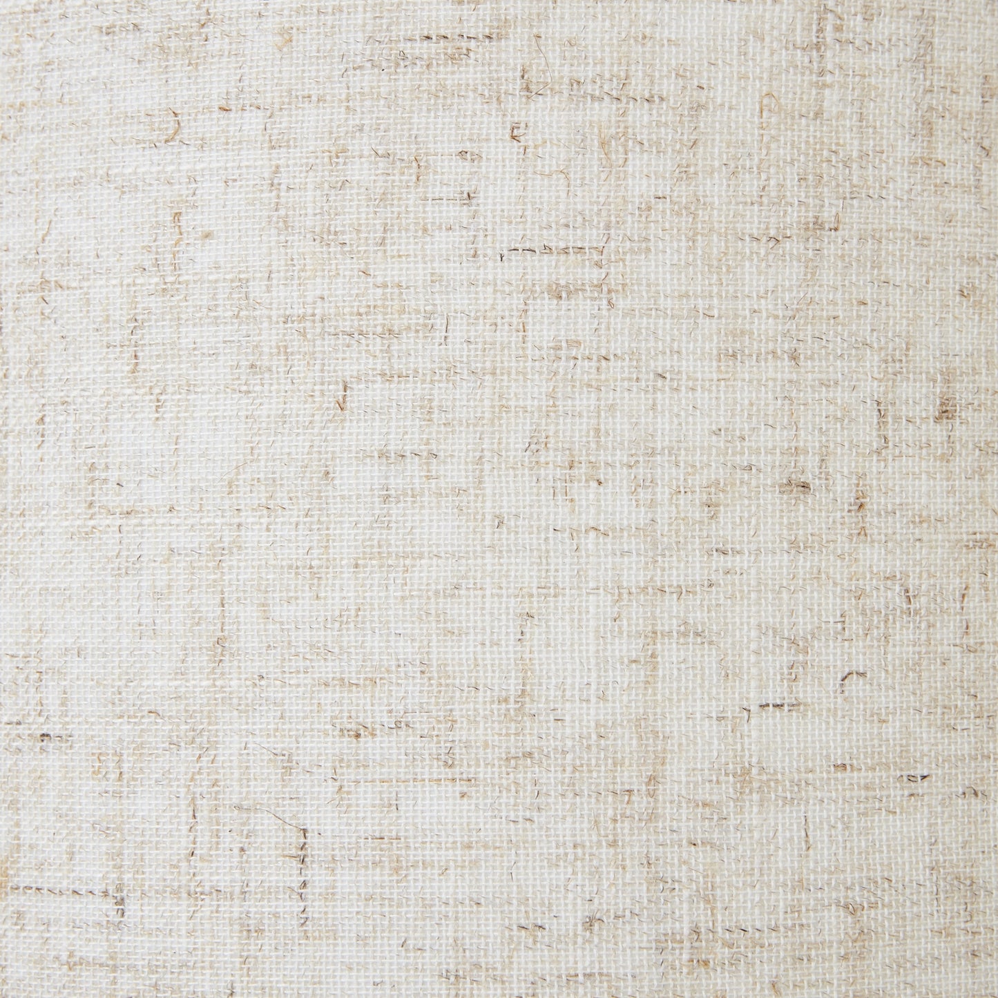 Venasque White Wash Small Wicker Table Lamp With Linen Shade