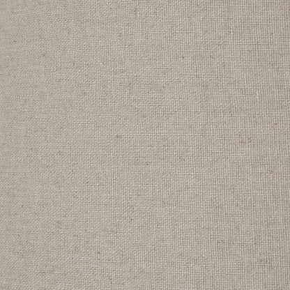 Lautrec Geometric Dot White Ceramic Lamp With Cream Linen Shade