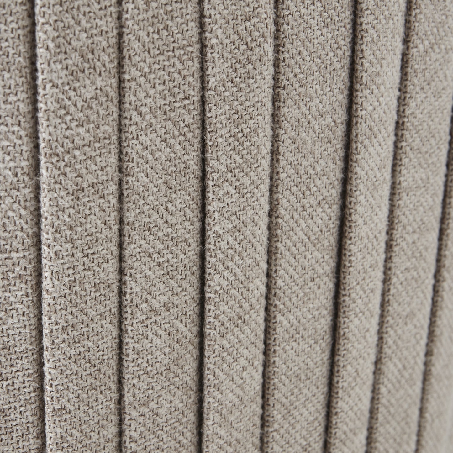Sandstone Swivel Ottoman In Oatmeal Twill