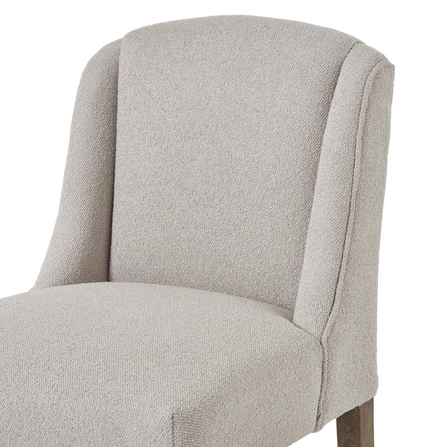 Olargues Latte Upholstered Dining Chair Pared Back
