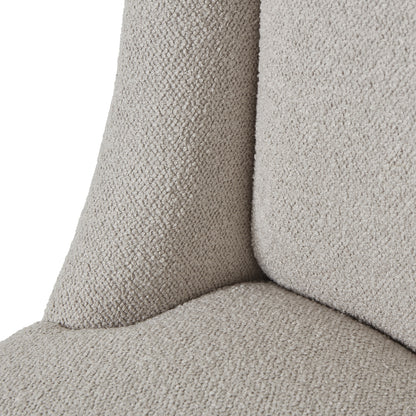 Olargues Latte Upholstered Dining Chair Pared Back