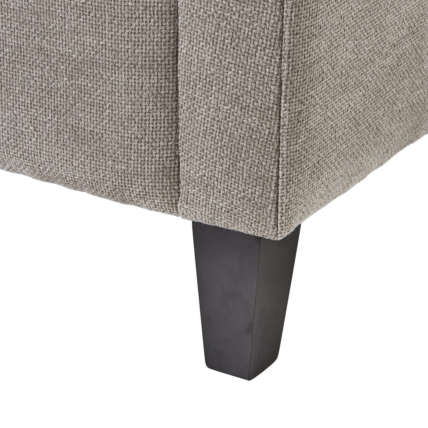 New York Taupe Cushion Back Snuggle Armchair