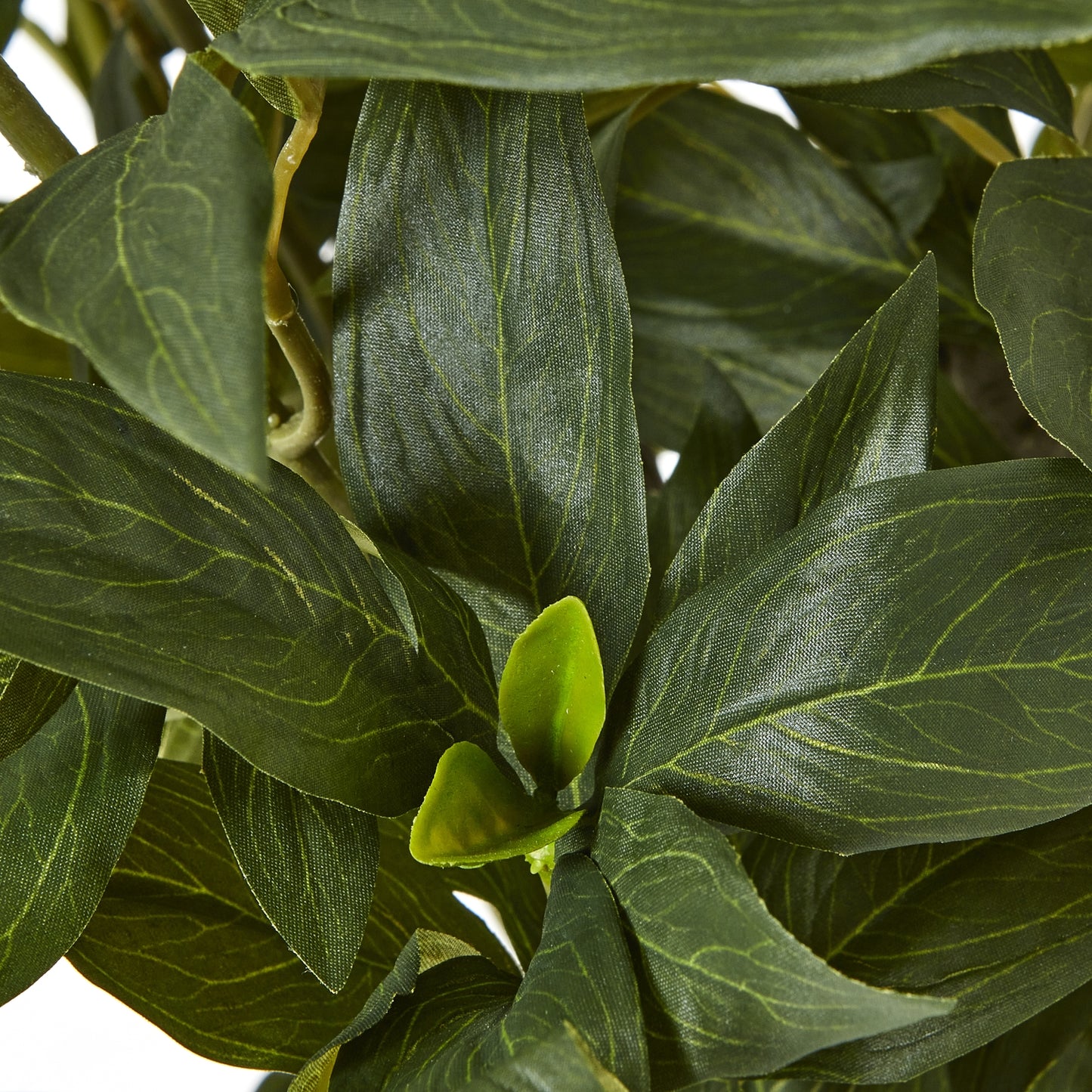 Artificial Plant Extra Large White Peony Bush In White Ceramic Pot