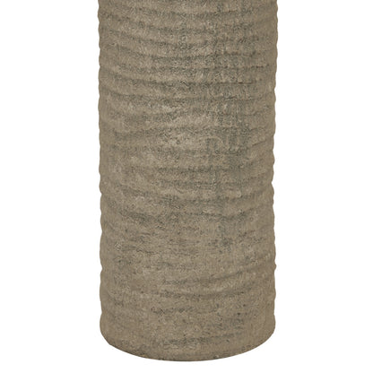 Florence Tall Grey Etched Aged Stoneware  Table Lamp