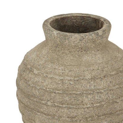 Starfern Medium Tuscan Grey Stoneware Vase
