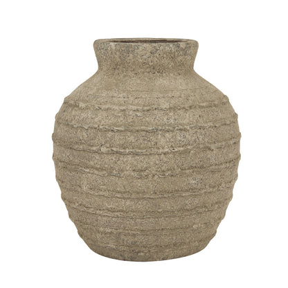 Starfern Medium Tuscan Grey Stoneware Vase