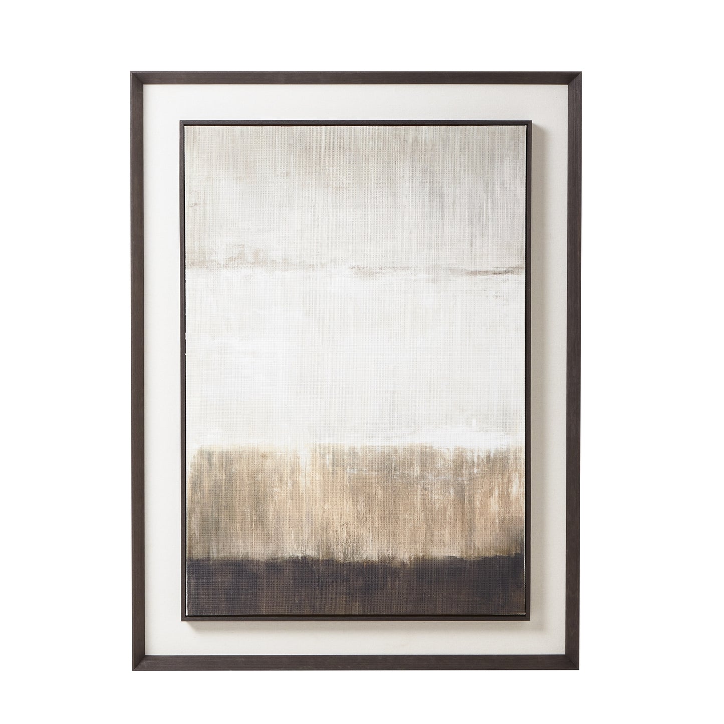 Chatillon Large Framed Soft Tonal Gradient Abstract Painting On Linen