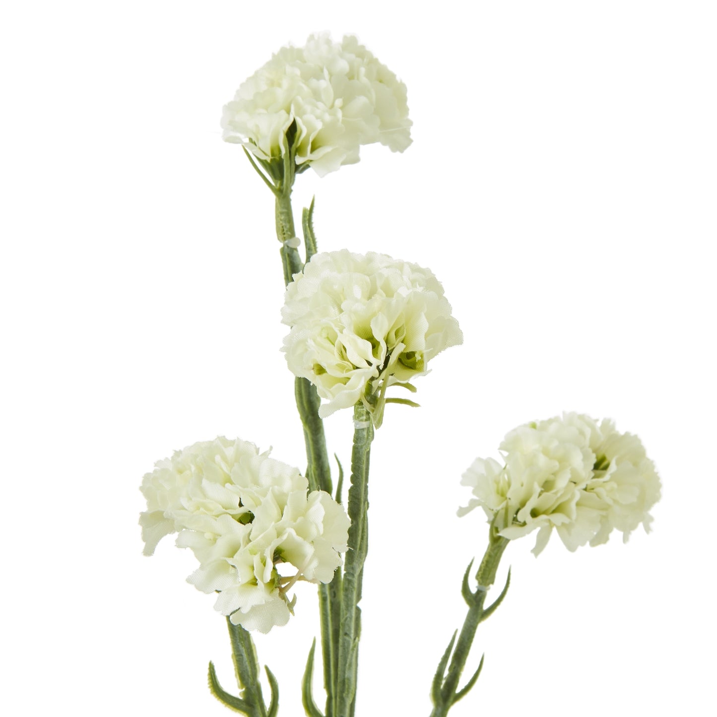 Set of 3 Artificial Flowers Cream Statice Sprays