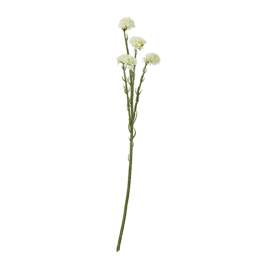 Set of 3 Artificial Flowers Cream Statice Sprays