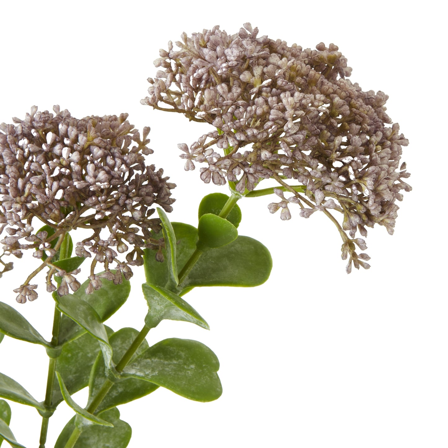 Set of 3 Artificial Flowers Purple Sedum Sprays