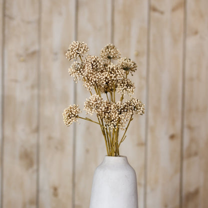 Set of 3 Artificial Flowers Brown Allium Sprays