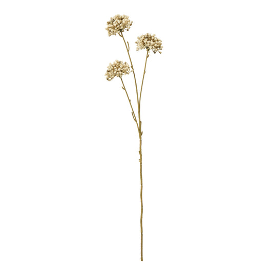 Set of 3 Artificial Flowers Brown Allium Sprays