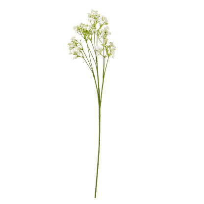 Set of 3 Artificial Flowers Cream Gypsophila Stems